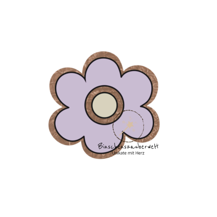 Label Flower Flieder