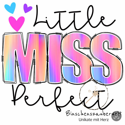 Bügelbild Little Miss Perfect