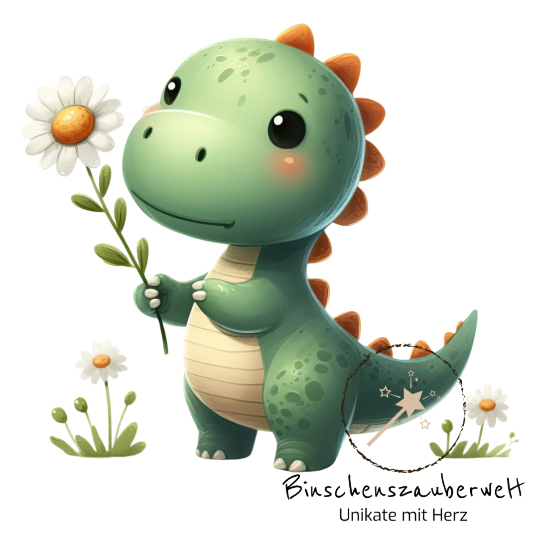 Bügelbild Daisy Dino