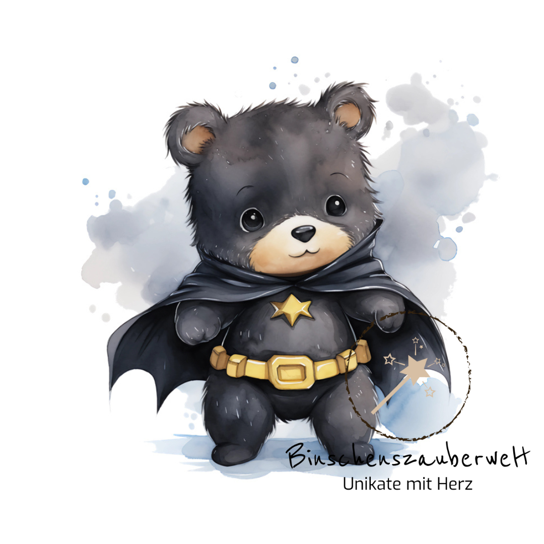 Bügelbild super hero