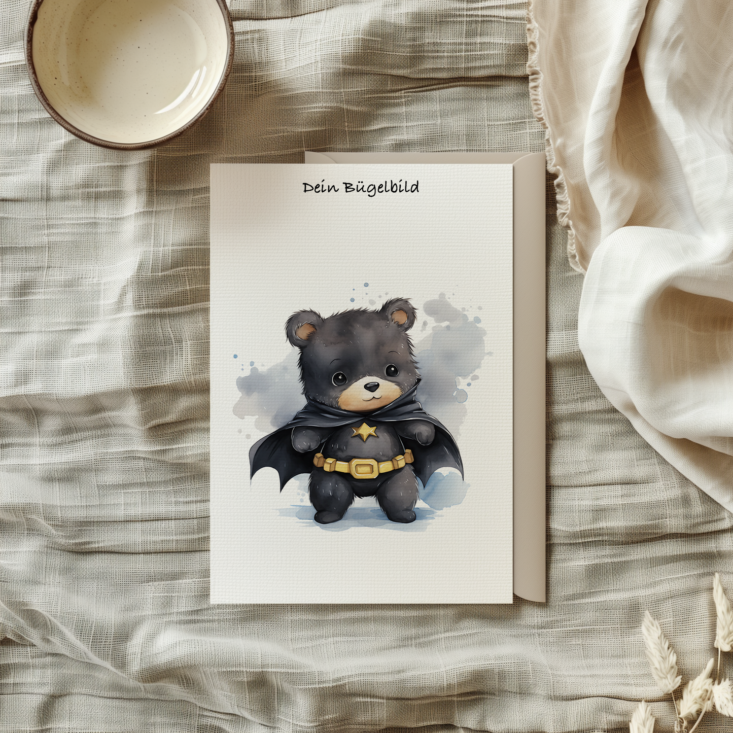 Bügelbild super hero